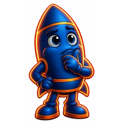 SignalHash thinking mascot illustration